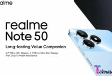 ريلمي تعلن عن هاتف Realme Note 50 بسعر رخيص