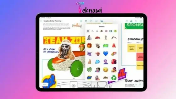 طريقة صناعة ملصقات من صورك في نظام iPadOS 17
