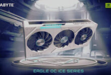 جيجابايت تعلن عن إطلاق سلسلة بطاقات RTX 40 EAGLE OC ICE