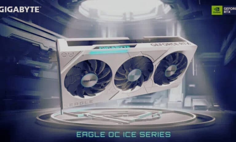 جيجابايت تعلن عن إطلاق سلسلة بطاقات RTX 40 EAGLE OC ICE