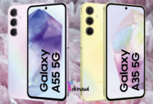 الكشف عن هواتف Galaxy A55 و Galaxy A35 من سامسونج