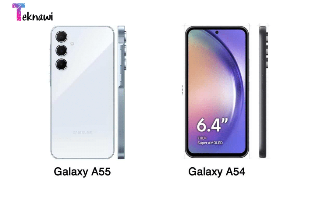 مقارنة بين هاتف Samsung Galaxy A55 و Samsung Galaxy A54