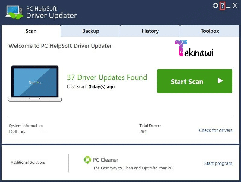 برنامج PC HelpSoft Driver Updater هو أفضل برامج تحميل وتحديث التعريفات للكمبيوتر واللاب توب في عام 2024