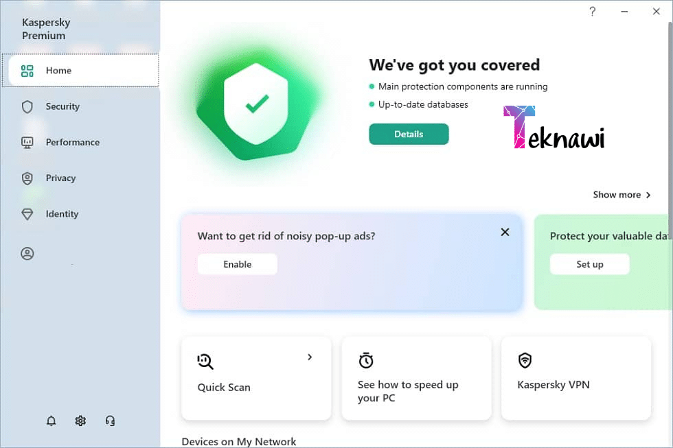 Kaspersky Premium أغلي برنامج  في حماية الكمبيوتر من الفيروسات