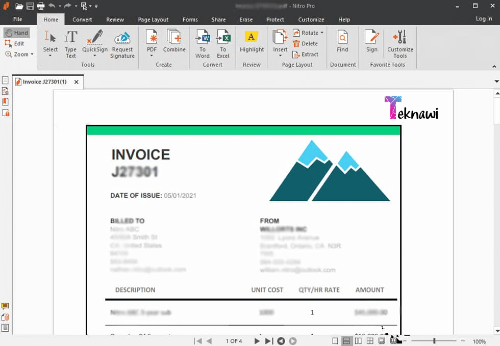 برنامج Nitro Pro تحويل PDF إلى Word والتعديل عليها