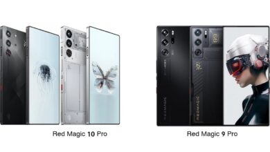 مقارنة بين هاتفي Red Magic 10 Pro و Red Magic 9 Pro